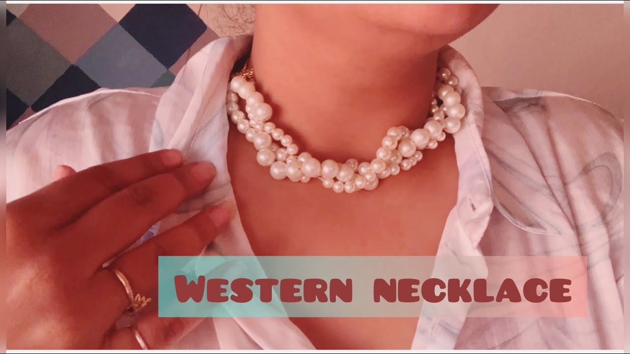Western Necklace bnana aasan hai ?????????#necklace #jewellery #jewellerycourse #jewellerymaking #diy